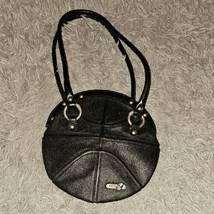 BASKETBALL Chic Black Round Shoulder Bag. May Inflate